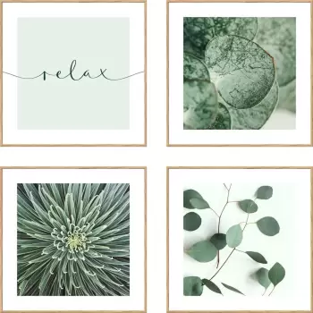 Tablouri in set de 4 bucati 30x30 cm - knor imagine