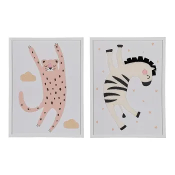 Tablouri pentru copii 2 buc. 30x40 cm Animals - Ixia imagine