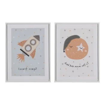 Tablouri pentru copii 2 buc. 30x40 cm Space - Ixia imagine