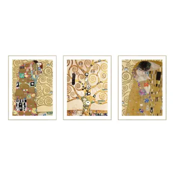 Tablouri reproduceri 3 buc. 30x40 cm Klimt - knor imagine