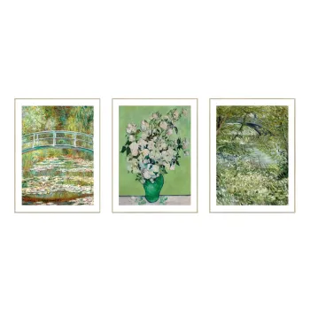 Tablouri reproduceri 3 buc. 30x40 cm Van Gogh & Monet - knor imagine