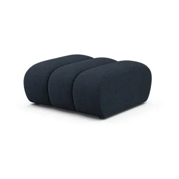 Taburet albastru A(R)nchis cu tapiE>erie din chenille Lupine aEURMicadoni imagine