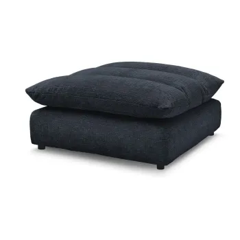 Taburet albastru A(R)nchis cu tapiE>erie din chenille Neil aEURBobochic Paris imagine