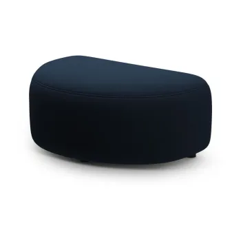 Taburet albastru cu tapiterie din catifea Kate - Micadoni imagine