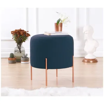 Taburet albastru inchis Copper - Artie imagine