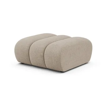 Taburet bej cu tapiE>erie din chenille Lupine aEURMicadoni imagine