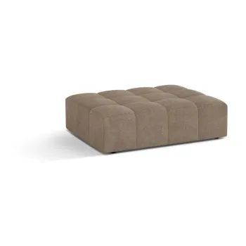 Taburet bej cu tapiterie din chenille Chicago - Cosmopolitan Design imagine
