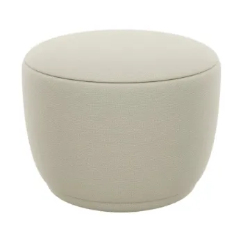 Taburet bej cu tapiterie din stofa boucle KUON - Blomus imagine