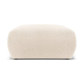 Taburet bej cu tapiterie din stofa boucle Molino - Micadoni Home imagine