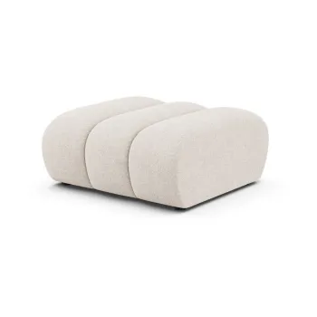 Taburet crem cu tapiE>erie din chenille Lupine aEURMicadoni imagine