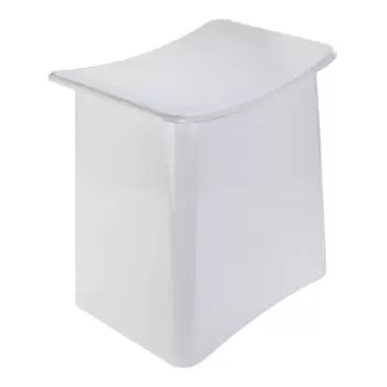 Taburet cu spatiu de depozitare Wenko Wing, 33 l, alb imagine