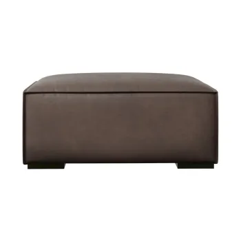 Taburet cu tapiterie din piele Madame - Windsor & Co Sofas imagine