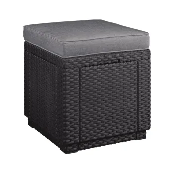 Taburet de gradina gri inchis Cube - Keter imagine