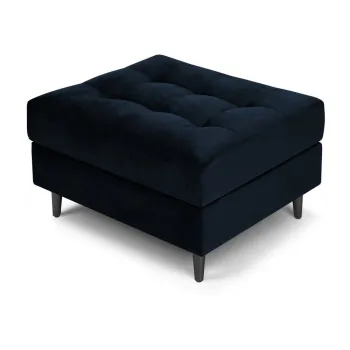 Taburet din catifea Milo Casa Santo, albastru imagine