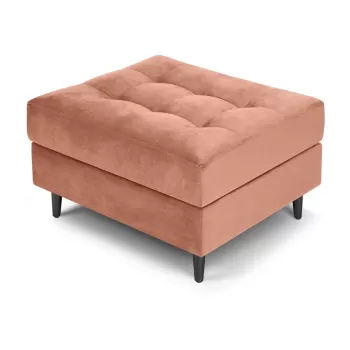 Taburet din catifea Milo Casa Santo, roz imagine