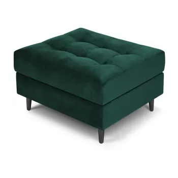 Taburet din catifea Milo Casa Santo, verde petrol imagine