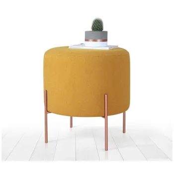 Taburet galben mustar Copper - Artie imagine