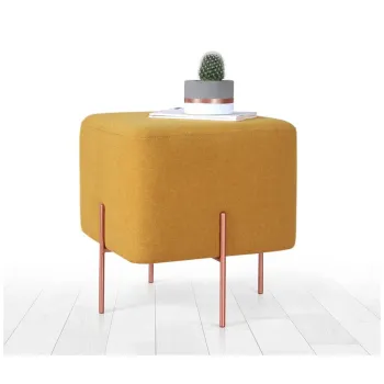 Taburet galben mustar Copper - Artie imagine