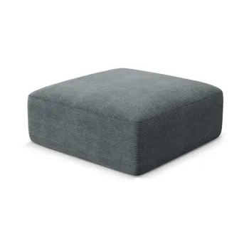 Taburet gri A(R)nchis cu tapiE>erie din catifea reiatACampi aEURCosmopolitan Design imagine