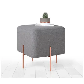 Taburet gri Copper - Artie imagine