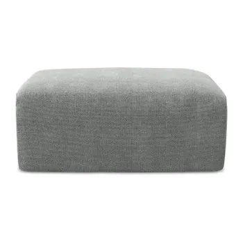 Taburet gri cu tapiE>erie din chenille Kona aEURMakamii imagine