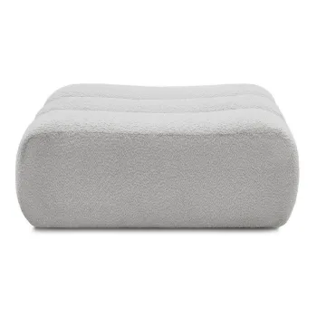 Taburet gri deschis cu tapiE>erie din E>esAfturAbouclA(C) Azra aEURBobochic Paris imagine