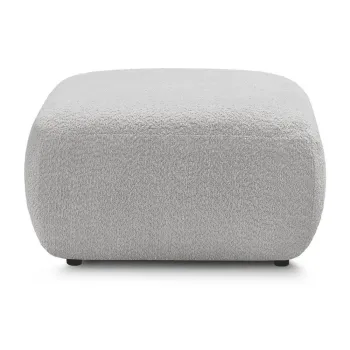 Taburet gri deschis cu tapiE>erie din E>esAfturAbouclA(C) Montaigne aEURBobochic Paris imagine