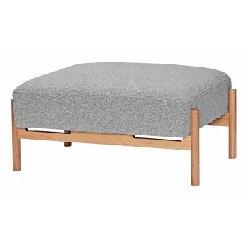 Taburet gri Moment - Hubsch imagine