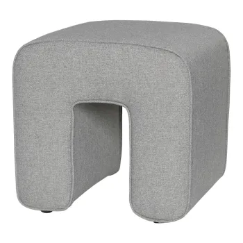 Taburet gri Sculpture - Hubsch imagine