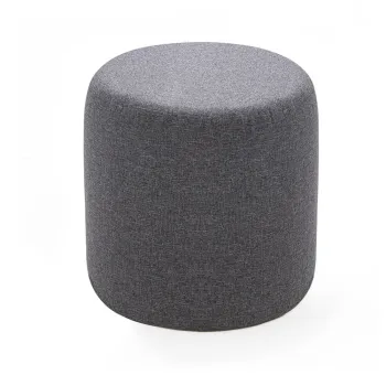 Taburet gri Silindir - Balcab Home imagine