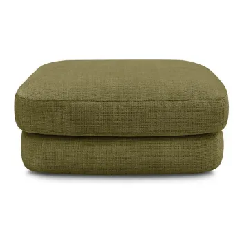 Taburet kaki cu tapiterie din chenille Leonore - Bobochic Paris imagine