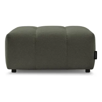 Taburet kaki cu tapiterie din chenille Roxelane - Bobochic Paris imagine