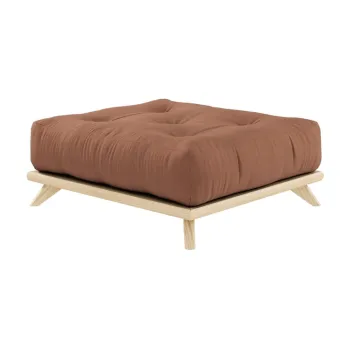 Taburet Karup Design Senza Natural Clear/Clay Brown imagine