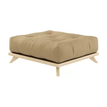 Taburet Karup Design Senza Natural Clear/Wheat Beige imagine