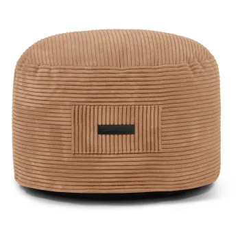 Taburet maro cu tapiterie din catifea reiata Om 60 - SLOWDOWN imagine