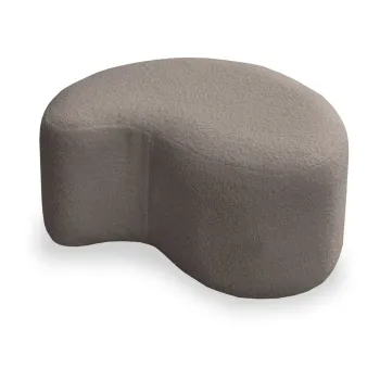 Taburet maro cu tapiterie din stofa boucle Miuf - Miuform imagine