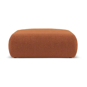 Taburet maro cu tapiterie din stofa boucle Molino - Micadoni Home imagine