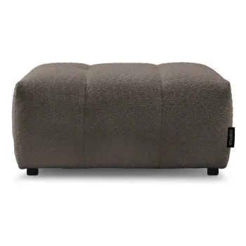 Taburet maro cu tapiterie din tesatura boucle Roxelane - Bobochic Paris imagine