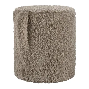 Taburet maro cu tapiterie din tesatura boucle Teddy - Blomus imagine