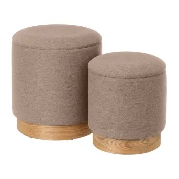 Taburet maro deschis - Casa Seleccion imagine