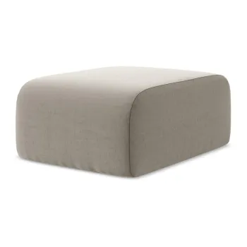 Taburet maro deschis cu tapiE>erie din catifea Lani aEURMakamii imagine