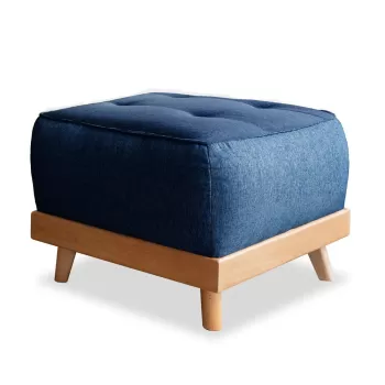 Taburet Miuform Dazzling Daisy, albastru petrol imagine