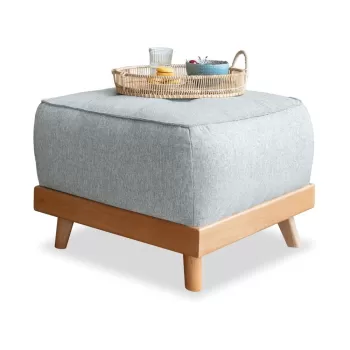 Taburet Miuform Dazzling Daisy, gri deschis imagine