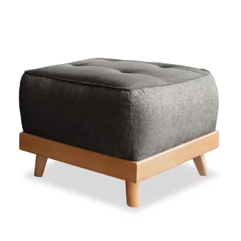 Taburet Miuform Dazzling Daisy, gri inchis imagine