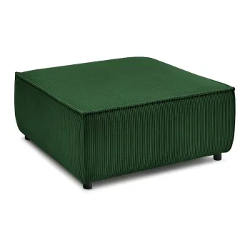 Taburet modular verde cu tapiterie din catifea reiata Nihad modular - Bobochic Paris imagine