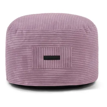 Taburet mov cu tapiterie din catifea reiata Om 60 - SLOWDOWN imagine