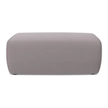 Taburet mov lavanda cu tapiterie din catifea Kapua - Makamii imagine