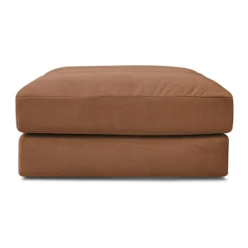 Taburet portocaliu cu tapiE>erie din catifea Sierra aEURBobochic Paris imagine