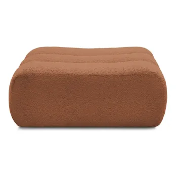 Taburet portocaliu cu tapiE>erie din E>esAfturAbouclA(C) Azra aEURBobochic Paris imagine