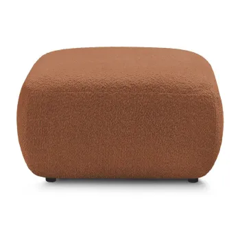 Taburet portocaliu cu tapiE>erie din E>esAfturAbouclA(C) Montaigne aEURBobochic Paris imagine